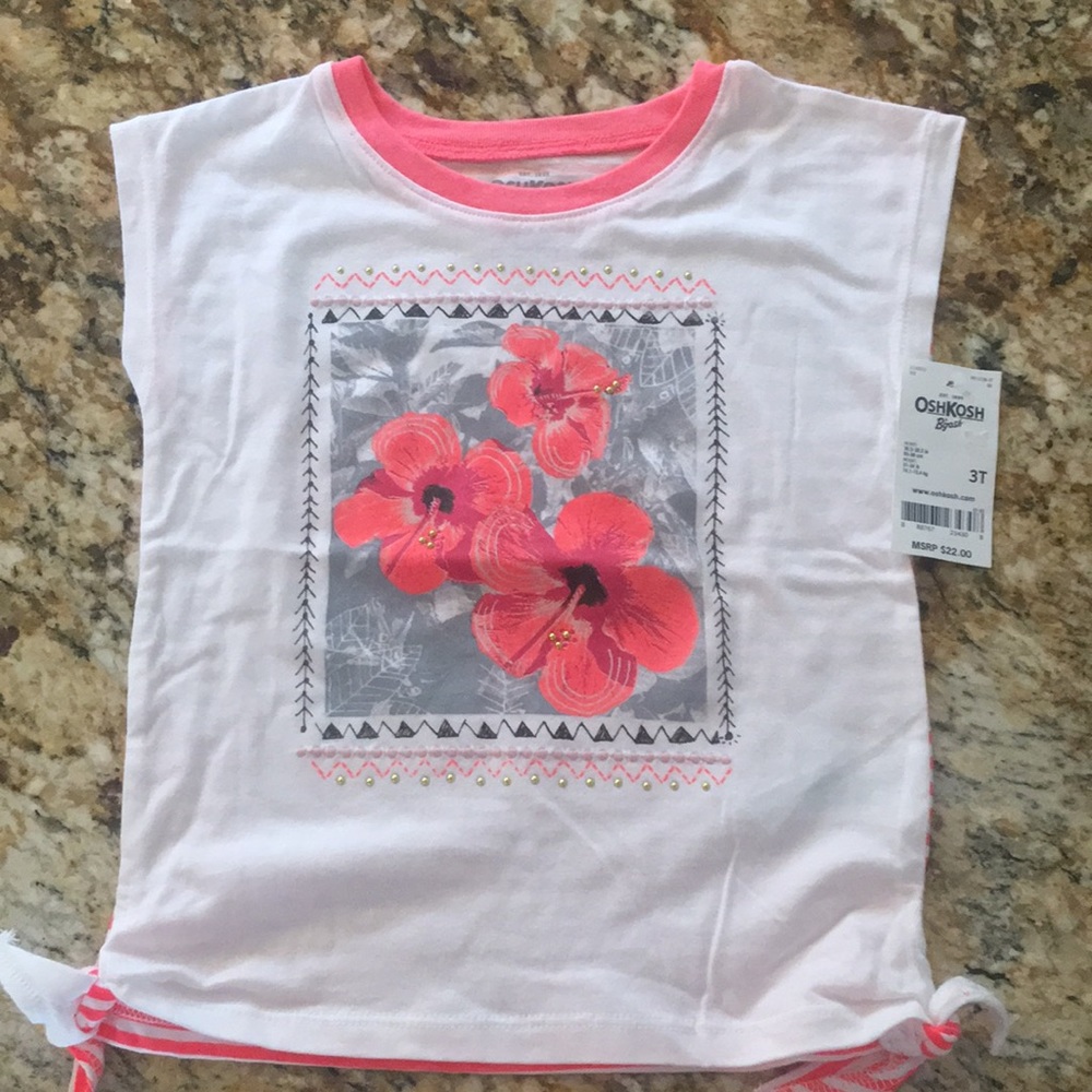 Osh Kosh Floral Shirt 3T